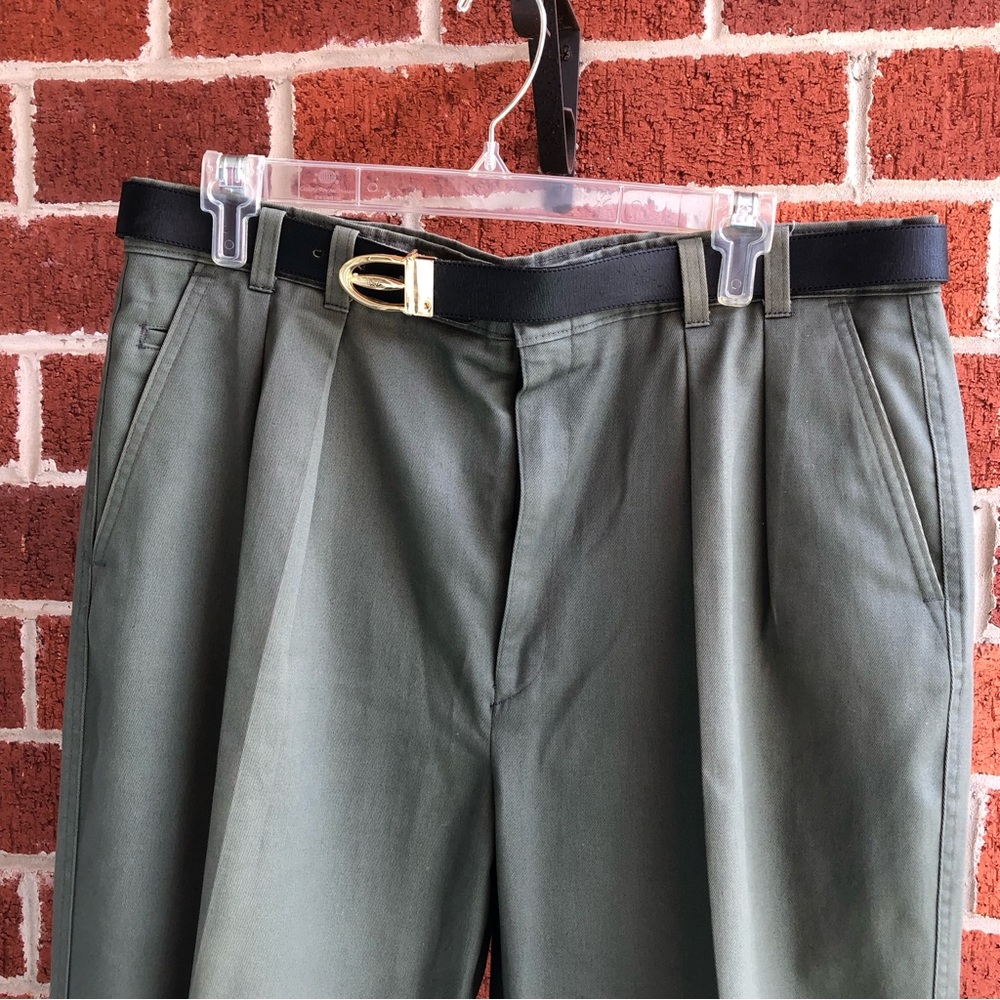 Men’s Pants 36x30 Olive Green - Hagger Casuals —#067 - Picture 3 of 13